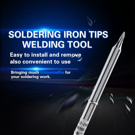 10 Pointes De Soudure T12 Pour Station FX-951 – Kit De Rechange Fer à Souder, Modèles BC2, D4, JL02, Etc.