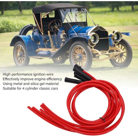 Jeu De 5 Câbles D'Allumage Bougie Pour Suzuki Samurai 1988-2004 - Silicone Haute Performance