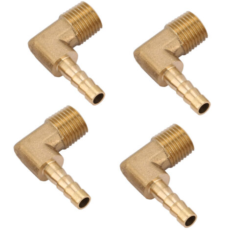 5 Raccords De Buse Pour Tuyau – 10 Mm Cannelé, Filetage Interne G1/2, Uxcell