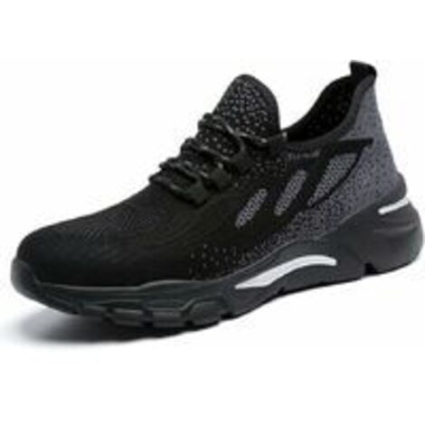 Chaussures de Sécurité Hommes Femmes Baskets en Coussin d'air Chaussures de Travail Légères Et Respirantes Chaussure de Sécurité de Sécurité Chaussures de Protection 44EU