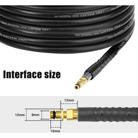 Tuyau Haute Pression Karcher 5 M - Compatible K2 à K7, Remplacement Facile, Référence 2.643-585.0
