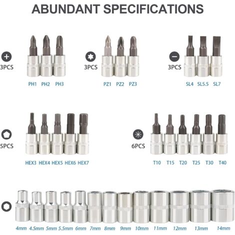 Clé Dynamométrique Vélo & Moto Entraînement 1/4 Pouce Avec Cliquet Reversible Et Rallonge Plage De Mesure 2 A 20 Nm Outil De Precision Avec Embouts Allen Et Torx Pour Velo De Route Vtt