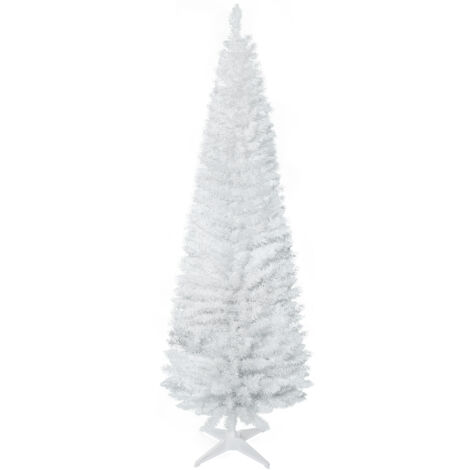 Sapin de Noël artificiel, 180 cm de haut, avec 390 branches artificielles, pour décorations de Noël intérieures (1/5)
