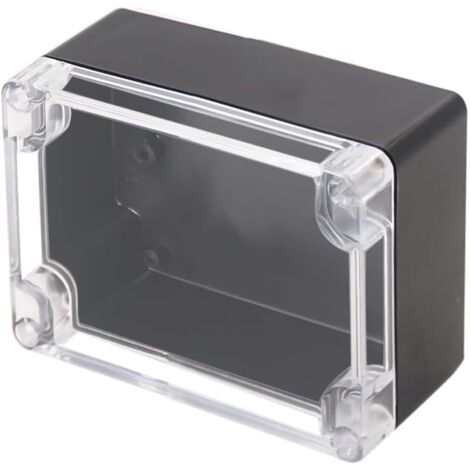 Boîte De Jonction Étanche Ip65, Boîte De Raccordement Électrique Avec Couvercle En Plastique Transparent, Boîtier Extérieur Pour Connexions De Câbles, Boîtier De Compteur Électrique Résistant Aux Inte
