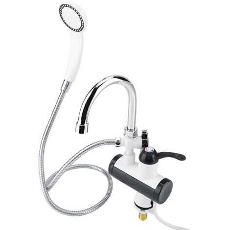 Robinet Chauffant Chauffe-eau instantané robinet chaudière robinet chauffage salle de bain eau chaude douche chauffage sans réservoir chaleur électrique 220V Robinet éLectrique Instantané (1/5)