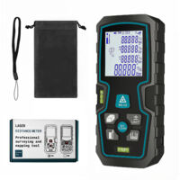 Telemetro laser, Ultrixe, 100m Distanziometro laser con 2 Bolle D'aria, Precisione ±2 mm, IP54, Digitale Misurazione Laser, Modalità Pitagorica, Calcolo Area & Volume (Batterie non incluse)