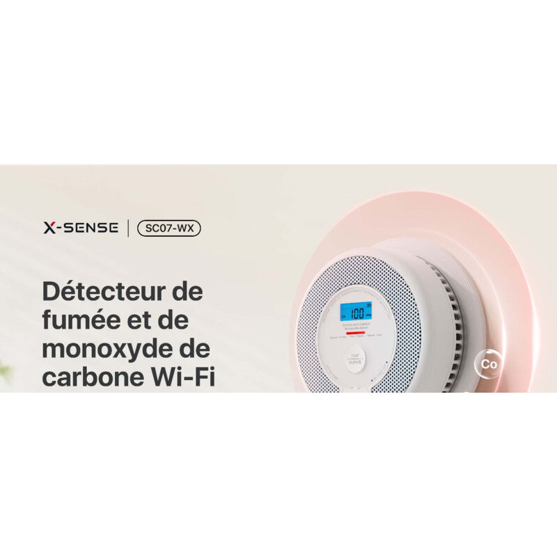 Détecteur de fumée et de monoxyde de carbone sans tracas Kidde avec Détecteur de fumée et de monoxyde de carbone sans tracas Kidde avec
