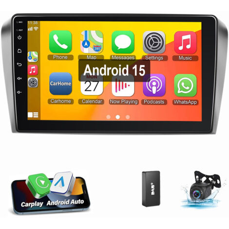 Autoradio Android 15 pouces pour Mazda 3 (2003-2009) BK GPS WIFI BT FM RDS 4+64G DAB CAM (1/5)