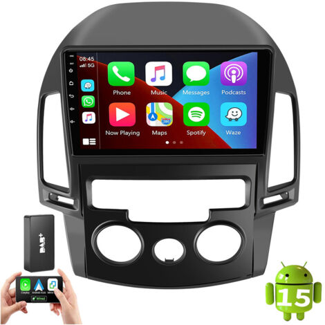Radio 9" Für MK1 FD 2006-11 64G Android 13 Autoradio Carplay GPS Navi +KAM Hyundai I30