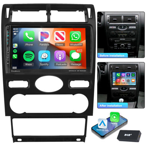 Autoradio Android 15 KAM pour Ford Mondeo 2004-2007 Carplay GPS Navi RDS BT FM - 4+64G DAB+