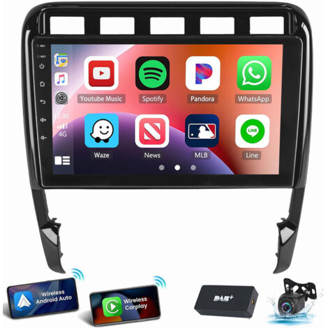 Autoradio Android 14 Per Porsche Cayenne 2010-2017 – Navigatore GPS 8.4 Pollici, 8 Core, 4GB RAM + 64GB ROM, Wireless CarPlay, Android Auto, DSP, Bluetooth, WiFi - 5