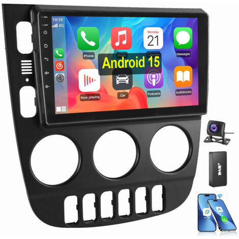 Pour Mercedes-Benz Classe M W163 ML 350 320 Autoradio Android 15 GPS WIFI 4+64G DAB CAM