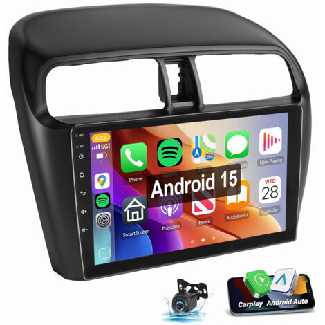 Autoradio Android 15 Pour Mitsubishi Mirage Space Star GPS WIFI Carplay RDS 4+64G CAM