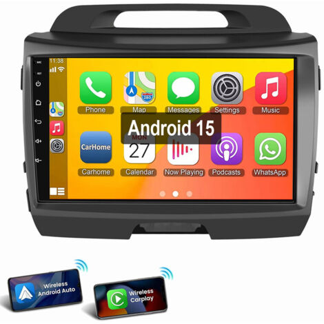 Pour KIA Sportage 3 2010-2016 Android 15 Carplay Autoradio GPS WiFi RDS 1+32G (1/5)