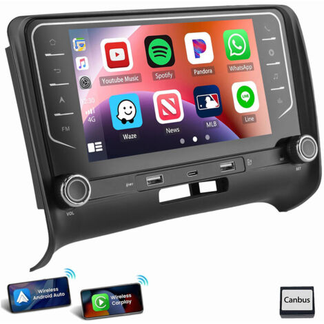 Pour Audi TT 8J 2006-2014 Android 15 Carplay Autoradio GPS BT WIFI SWC 2+32G