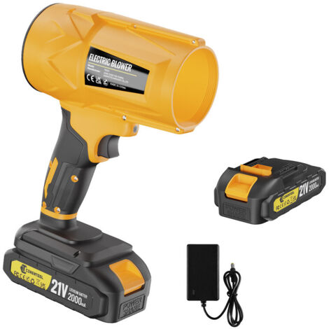 CONENTOOL Souffleur de feuilles sans fil puissant - Vitesse d'air 200m/s - pour le soufflage des feuilles, la neige du jardin - compatible batterie Makita 18v - 1 batterie 2.0Ah