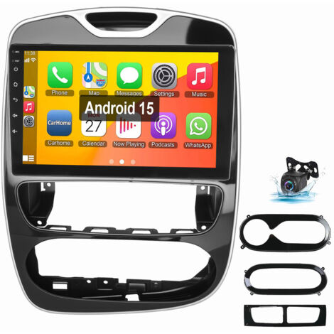 Pour Renault Clio IV 2013-2018 Autoradio WiFi GPS WIFI Android 15 Carplay SWC 2+64G CAM