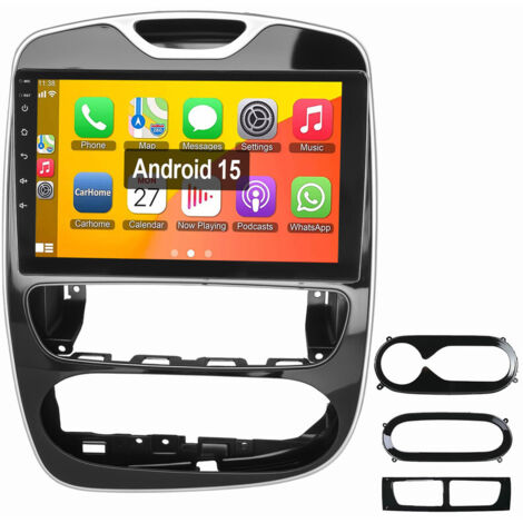 Pour Renault Clio IV 2013-2018 Autoradio WiFi GPS WIFI Android 15 Carplay SWC 2+64G