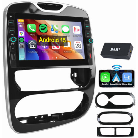 Pour Renault Clio 4 2012-2019 Android 15 Autoradio Carplay GPS USB WIFI Type-C 2+64G DAB