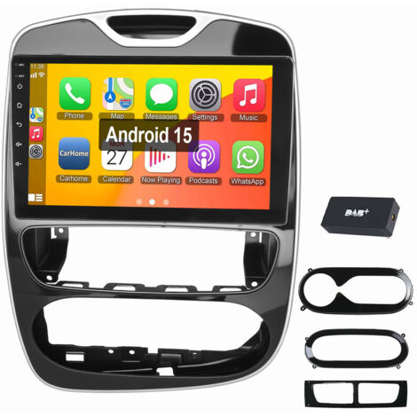 Pour Renault Clio IV 2013-2018 Autoradio WiFi GPS WIFI Android 15 Carplay SWC 4+64G DAB