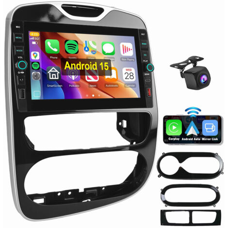 Pour Renault Clio 4 2012-2019 Android 15 Autoradio Carplay GPS USB WIFI Type-C 2+32G CAM