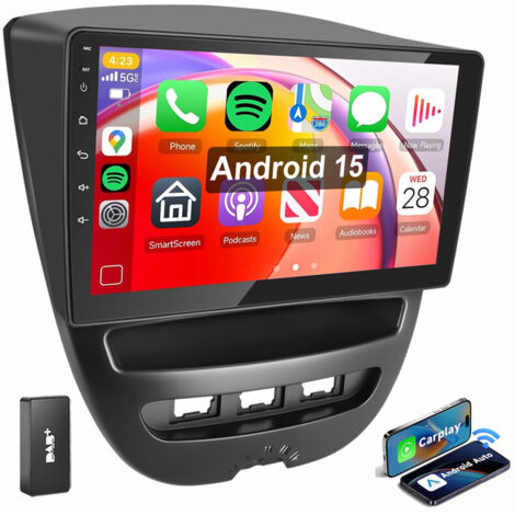 10,1" Pour Toyota Aygo Citroen C1 Peugeot 107 Android 15 Autoradio GPS WiFi RDS 2+64G DAB