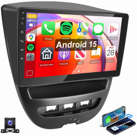 10,1" Pour Toyota Aygo Citroen C1 Peugeot 107 Android 15 Autoradio GPS WiFi RDS 1+32G CAM