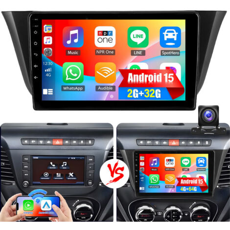 Autoradio 9 pouces 32/64 Go pour Iveco Daily 2014-2021 Android 15 Apple CarPlay Navigation GPS FM - 2+32G CAM (1/4)