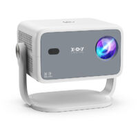 Mini vidéoprojecteur 1080p natif – Certifié Netflix – Luminosité 600 ANSI – Wi-Fi 6 et Bluetooth 5.2 – Assistance vocale IA