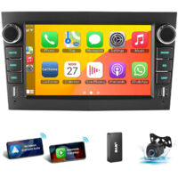 Autoradio Android 14 pour Opel Astra H Corsa C D Zafira B Vivara Combo GPS Carplay 2+32G DAB+ CAM