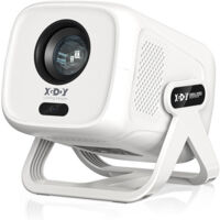 Mini vidéoprojecteur certifié Netflix FHD 1080p – Luminosité 450 ANSI lumens – Wi-Fi 6 et Bluetooth 5.4 – Autofocus intelligent - Wi-Fi6