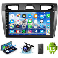 Autoradio 9 pouces Android 15 pour Ford Fiesta MK5 2002-2008, Apple Carplay, WIFI - 1+32G DAB+ CAM