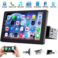 Autoradio rotatif 9" simple 1DIN avec lecteur Apple CarPlay MP5 et radio SWC