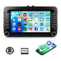 Autoradio Android 15 Carplay pour VW Touran GOLF 5 6 Caddy GPS Navi WIFI RDS - 4+64G