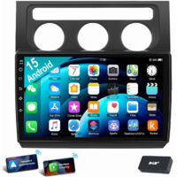 Pour VW Touran 1T1 1T2 1T3 2003-2010 Android 15 Autoradio GPS Carplay 1+32G DAB
