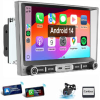 Autoradio GPS Wi-Fi RDS Android 15 avec CarPlay pour Cayman Porsche 911 Boxster 987 2+32G CAM