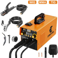 Machine à souder électrique CONENTOOL - 230 V MIG Machine à souder à arc à onduleur - 200 A Poste à souder MMA - pour le soudage DIY - écran d'affichage numérique - Avec Masque et électrodes