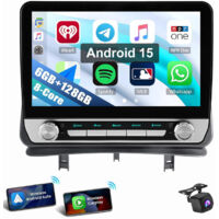 10,1" Android 15 Autoradio Carplay WIFI 6+128G Pour Renault Clio 3 2005-2014 6+128G CAM