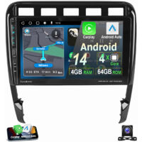 9" Pour Porsche Cayenne 9PA 2002-2010 Android 14 Carplay Autoradio GPS 2+64G CAM