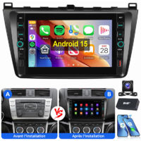 Pour Mazda 6 GH GG 2007-2012 Android 15 Autoradio USB Type-C GPS RDS Carplay 2+32G DAB CAM