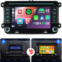 Pour VW GOLF 5 6 Plus Touran Caddy Passat Polo Android 15 Autoradio Carplay GPS 2+32G