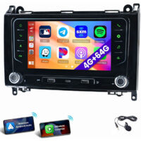 Carplay Pour Benz B Klasse/Vito W169 W639 W245 Autoradio Android 15 GPS RDS WiFi 2+32G
