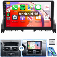 Pour Mercedes Benz C Klasse W204 S204 Android 15 Carplay Autoradio GPS WiFi 4+64G