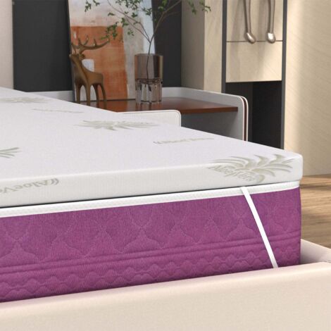 Coprimaterasso In Memory Foam 7,6 Cm Con Gel Rinfrescante – Letto King Size, Fodera In Bambù Rimovibile, Antiscivolo E Certificato CertiPUR-US - 2