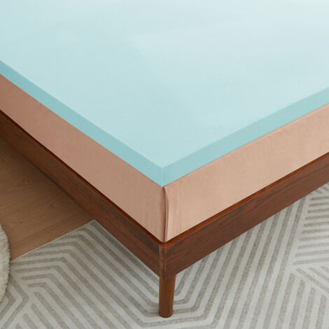 CASABEL Surmatelas 160 x 200 cm Mousse à Memoire de Forme 4 cm