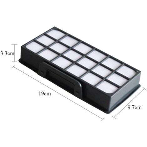 Stück HEPA-Filter für Rowenta X-Trem Power Cyclonic RO6984EA RO6941EA RO6963EA RO6921EA RO6971EA RO6993EA (Modell RO69XX) Staubsauger, Ersatzfilter Zubehör ZR006001 (1/4)