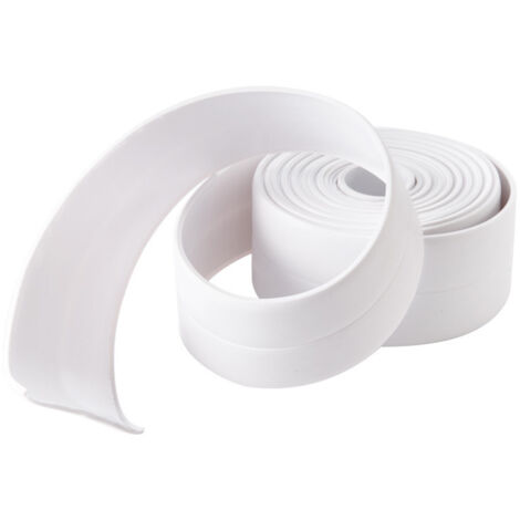 Anti-Schimmel-Klebeband, Verschiedene Klebebänder, Wasserdichter und Auslaufsicherer PVC-Streifen für Küche, Toilette 3 Stück - 6Mx3.8cm, Weiß (1/5)