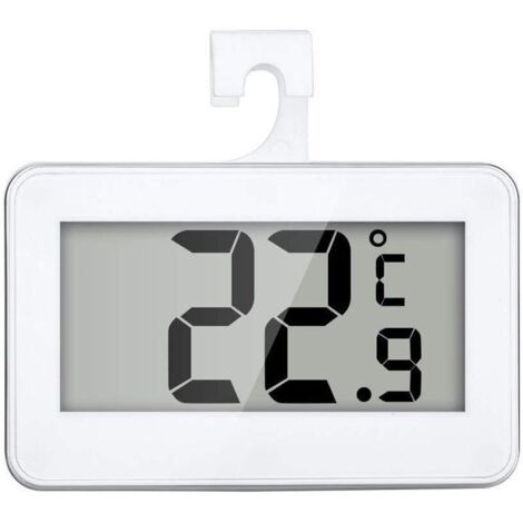 Thermomètre Numérique Mini pour Réfrigérateur, Thermomètre étanche pour Congélateur avec Crochet (-20 À 60°C) (1/5)