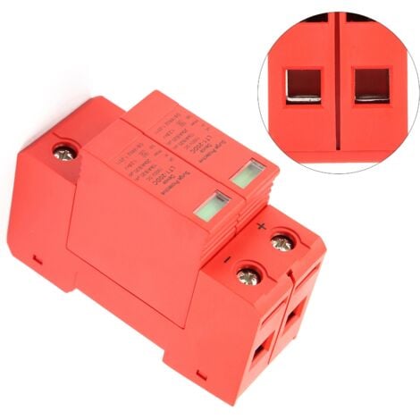 DC PV Überspannungsschutz 1000V Orange - Für Verteilerkästen - 20KA Maximalschutz Feuchtigkeitsbeständig