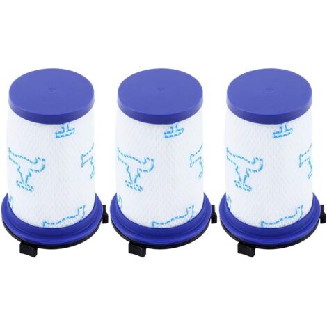 3er-Pack Ersatzfilter für Rowenta Air Force 360 / X-Pert Akkustaubsauger RH9037 RH9038 RH9039 RH9051 RH9057 RH9079 RH9081 RH9086 (Alternative zu ZR009001) (1/5)